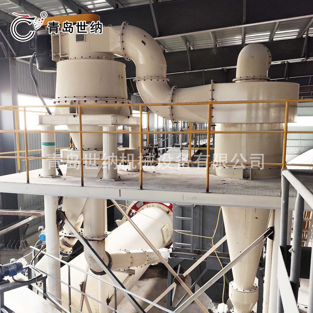  【青島www.17.com嫩草】高嶺土（tǔ）超微球磨分級（jí）生產線 